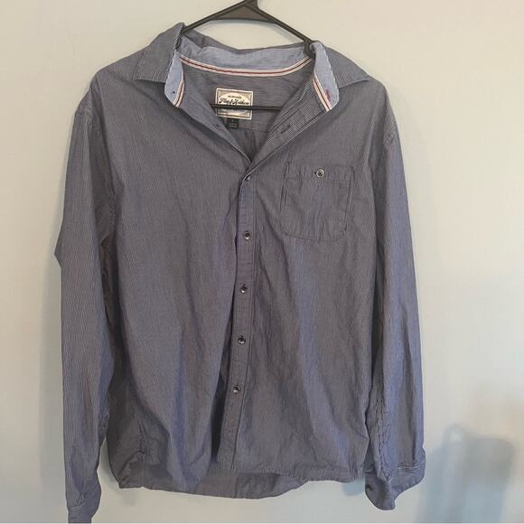Flag & Anthem Other - Flag & Anthem Thin Stripe Long Sleeve Button Down Shirt Men's Size Large